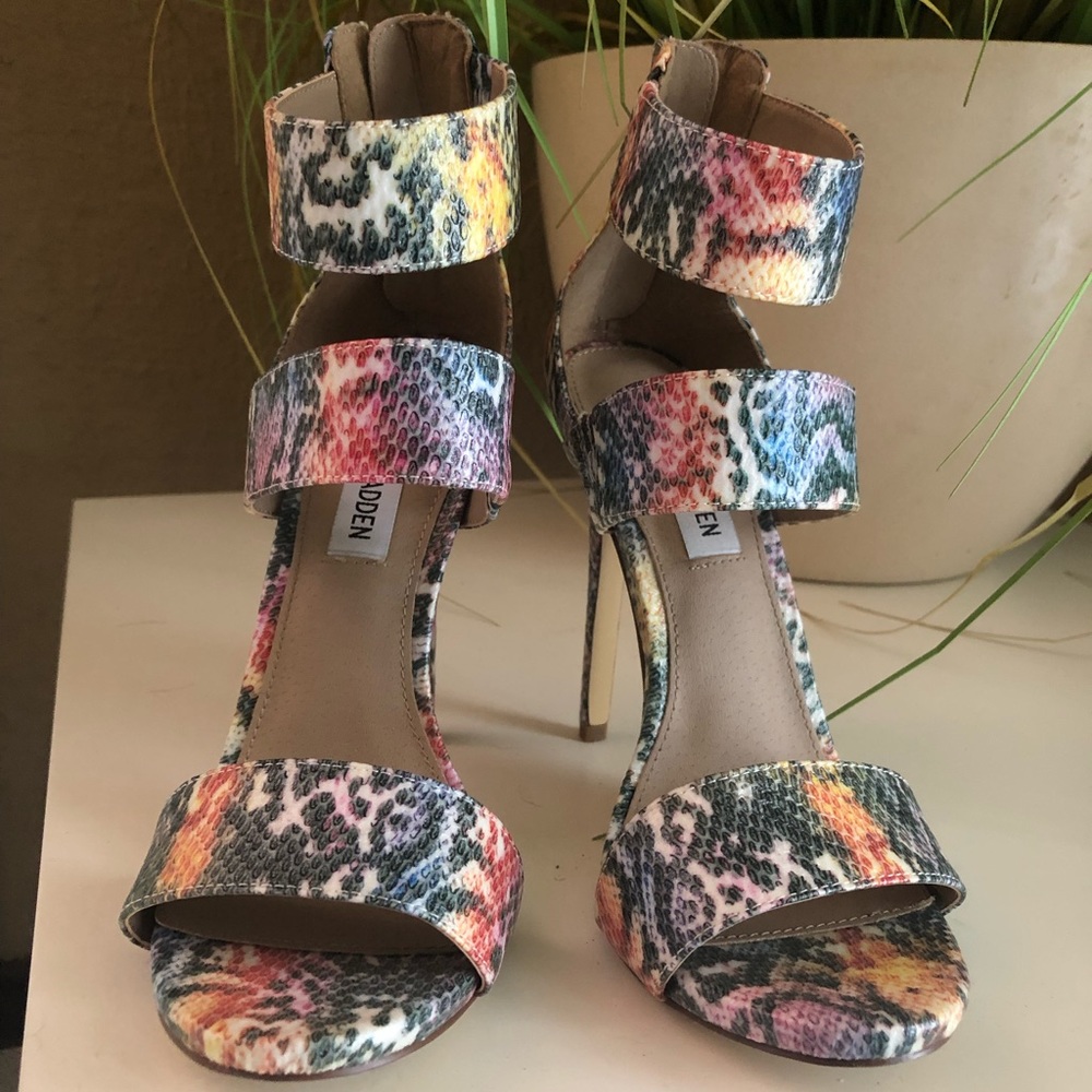 Snake Print Heels